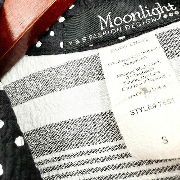 Moonlight by Y & S Small Wearable Art to Wear Artsy Shirt Top Abstract Mature - Picture 2 of 8